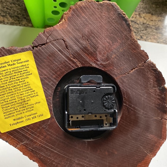 Australian Mallee tree clock. A handmade treasure from the 1990’s - Picture 7 of 10